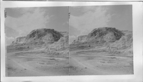 Mound Terraces From Below Mammoth Hot Springs