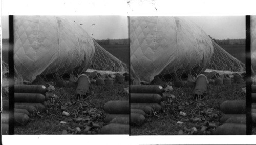 Process of Inflating a Balloon with Hydrogen Gas at the Geo. Washington Air Port, near Wash., D.C