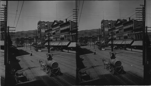 A street in Salt Lake City. Utah