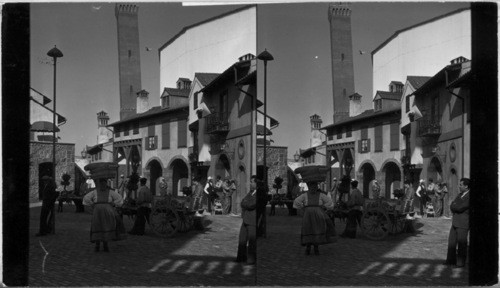 Typical Street Scene - Italian Village, A Century of Progress, Chicago, Ill