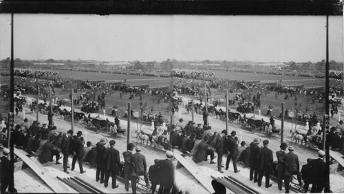 Parade of the troops Maj. Gen. E.D. Grant, opening of Jamestown Exposition, VA