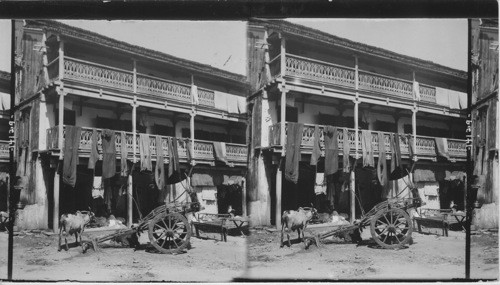 A native hotel in Bombay, India