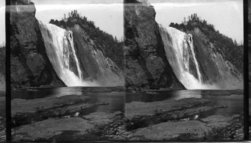 Montmorency Falls 274 ft. high, Province of Quebec, Canada