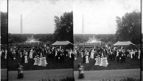 Garden Party, White House, Wash., D.C.Taft