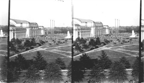 Union Depot from Hotel Pennsylvania. Wash. D.C