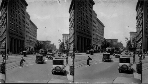 Looking down 14th St., Wash., D.C