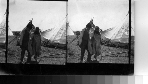 Old Timers near Teepee, Fort Belknap Reservation, Mont., July 1906