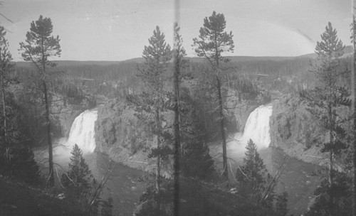 Upper Falls of Yellowstone River, From East Side of River