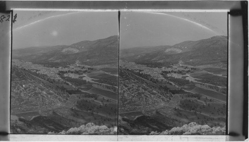 Vale of Shechem, from Mt. Gerizim