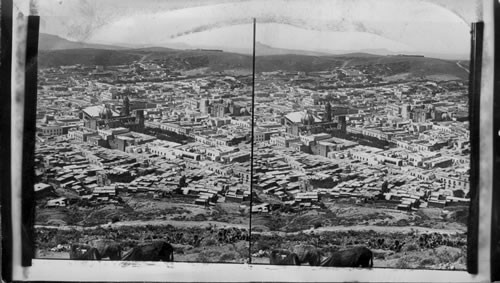 Bird's-eye view of Zacatecas, Mexico