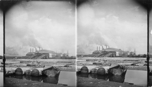 Port Blakely Mills - Largest in World. Puget Sound, Wash. Near Seattle