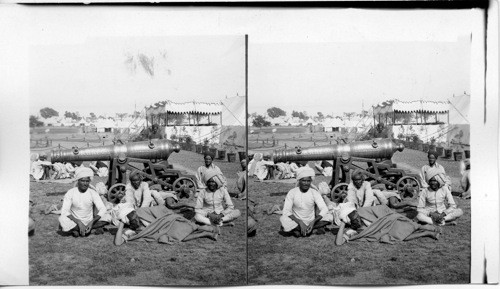 Scene in Viceroy’s Camp, North from near Durbar Hall. Delhi. India