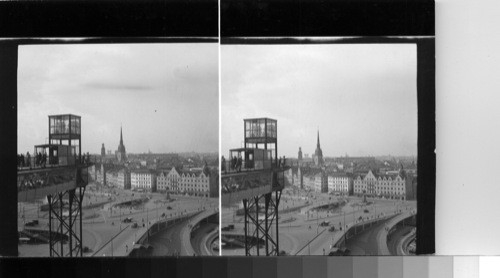 Sweden - Stockholm: Katrina Nissen (elevator) and the old city (Riddarholm)