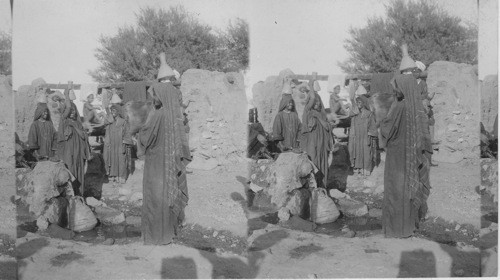 Water carriers - Thebes, Egypt