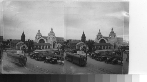 New Santa Fe railroad station San Diego, Calif