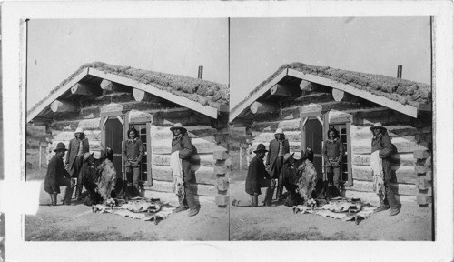 Trading with Indians at the Home Ranch, N. Dakota