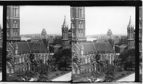 University Library and High Court, Bombay, India