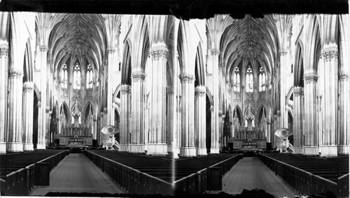 Interior of St. Patrick's Cathedral. New York, N.Y