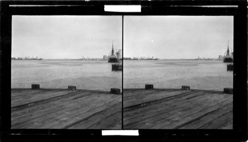 Looking East Up Galveston Harbor From Sulphur Docks. #29