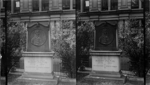 In Memory of Robert Fulton. Trinity Church Yard. N.Y. City