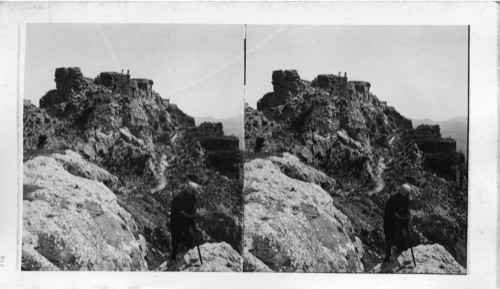 Ruins old Old Roman Castle at Baniyas Syria