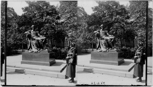 Shakespeare monument, Lincoln Park, Chicago