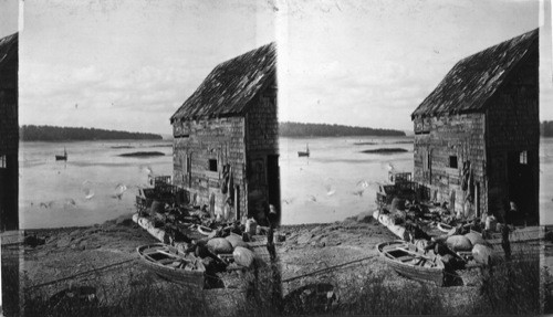 Lobster Pots Ready for Placing, Maine