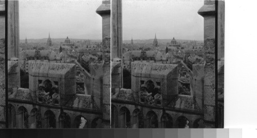 Oxford from Magdalen Tower, Oxford, England