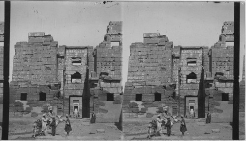 Temple of Medinet Habu, Thebes, Egypt