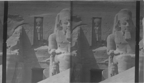 Abu Simbel. Great Temple Doorway. Egypt