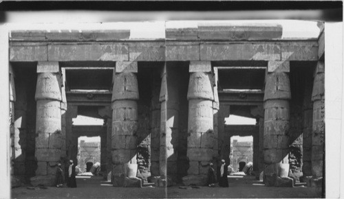 Interior Temple of Kohns, Egypt