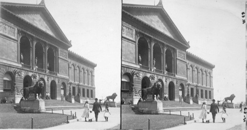 The Art Institute, Home of Chicago's Art Treasures, Michigan Ave. Near Adam's St