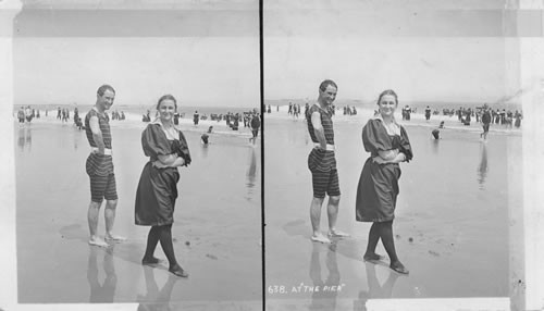 "At The Pier." Coney Island. New York