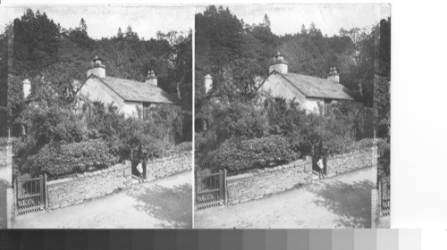 Dove Cottage, Wordsworth's home. Grasmere, England