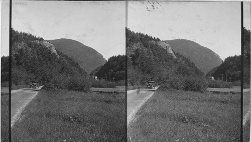 Elephant Head, a Gate of Crawford Notch. Mt. Webster beyond, N. H