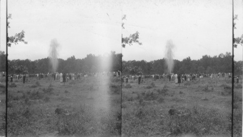 Shooting of "The Diamond Jubilee of Oil" Well, Titusville, Penna., 1934