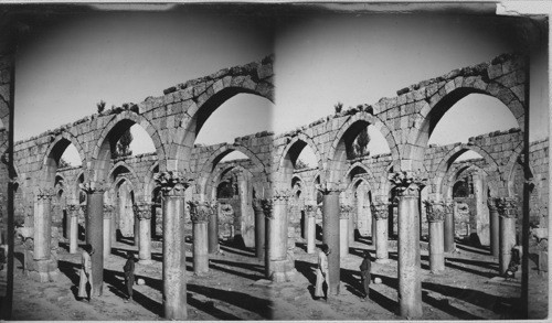 Grand Colonnade, Ruins of the Mosque, Baalbec, Syria