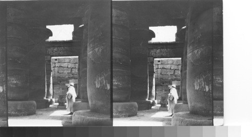 Within the Hypostyle Hall, Temple of Khons, Karnak, Egypt