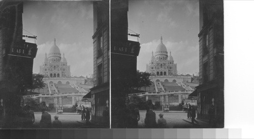 Church of the Sacre' Coeur - Church of the Sacred Heart. Montmartre, Paris. Dec. 1932 service