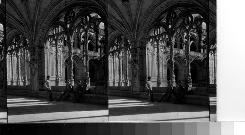 The Cloisters (Belem Cathedral) Sao Jeronimo. Lisbon, Portugal