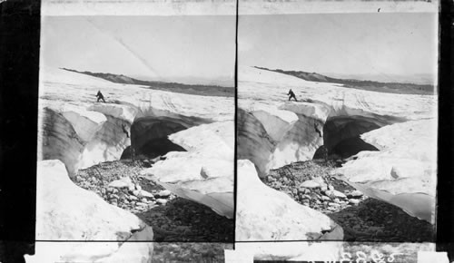 Entrance to Paradise Glacier Ice Caves, Mt. Rainier National Park, Wash