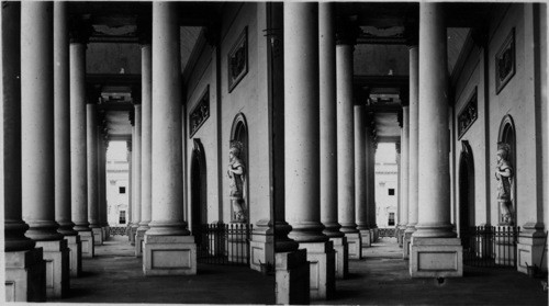 The Capitol, Down the East Porch. Wash. D.C