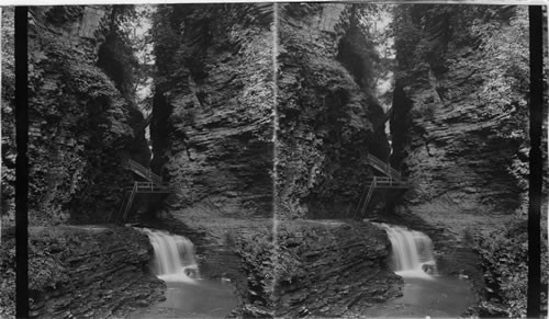 Fairy Cascade. Watkins glenn [Glen]. N.Y