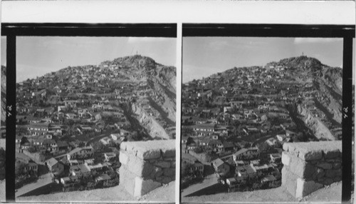 VIEW OF ANKARAS SECOND HILL SEEN FROM FOOT OF OLD FORTRESS, ANKARA, TURKEY