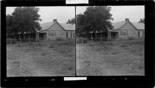 "Officers Quarters - 2nd U.S. Cavalry. Established July 8, 1856. Home of Camels." (Camp Verde Camel Tales. #26)