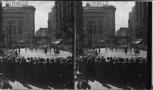 U.S. Military Band, Memorial Day Parade, Milwaukee, May 30, 1930