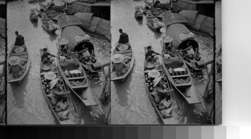 Market Boats, Siam