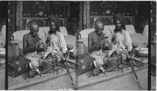 A Hindu Goldsmith, Bombay, India