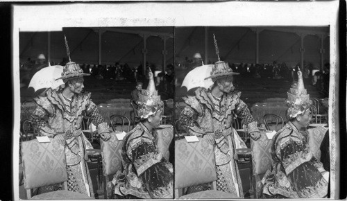 India Shau Chiefs from Burma, in Durbar Ampitheater, Dlhi