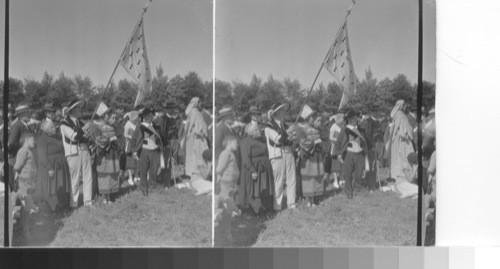 Ceremony of Breton initiations - St. Nicolas. France